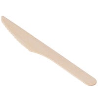 Eco-gecko Heavy Weight Disposable Wooden Knife - 100/Pack