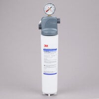 3M Water Filtration Products ICE125-S Single Cartridge Ice Machine Water Filtration System - 1.0 Micron Rating and 1.5 GPM