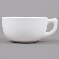 Tuxton BWF-1402 14 oz. White Jumbo China Cappuccino Cup - 24/Case