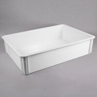 Cambro DB18266CW148 Camwear 18" x 26" x 6" White Polycarbonate Pizza Dough Proofing Box