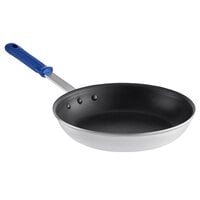 Vollrath Z4010 Wear-Ever 10" Aluminum Non-Stick Fry Pan with CeramiGuard II Coating and Blue Cool Handle