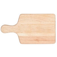 Tablecraft 79 13" x 7 3/4" x 3/4" Wooden Bread / Charcuterie Board