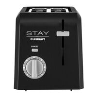 STAY by Cuisinart WPT220BK 2 Slice Black Toaster