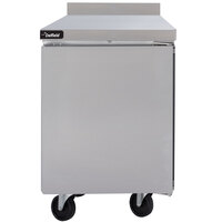 Delfield GUR27BP-S 27 inch Front Breathing ADA Height Worktop Refrigerator with 3 inch Casters