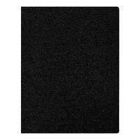 Fellowes 52149 8 3/4 inch x 11 1/4 inch Black Executive Presentation Binding System Cover - 200/Pack
