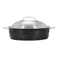 Bon Chef 60001GALAXY Cucina 4 Qt. Galaxy Stainless Steel Round Induction Saute Pan with Lid