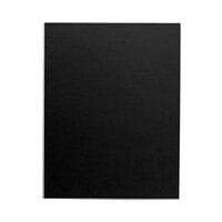 Fellowes 5224901 Futura 8 1/2 inch x 11 inch Black Binding System Presentation Cover with Square Corners   - 25/Pack