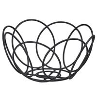 Cal-Mil 22009-13 6 1/2 inch Black Wire Bread Basket
