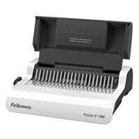 Fellowes 5216701 Pulsar E 300-Sheet White Electric Comb Binding System