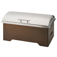 Cal-Mil 3644-84 8 Qt. Full Size Bronze Collapsible Chafer