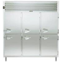 Traulsen AHF332WP-HHS Solid Half Door Three Section Reach In Pass-Through Heated Holding Cabinet - Specification Line