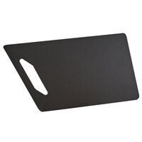 Cal-Mil 4002-815-13 15 inch x 8 inch Angled Black Serving Board