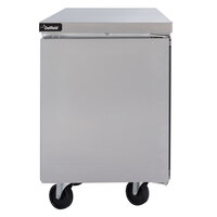 Delfield GUF27P-S 27 inch Front Breathing ADA Height Undercounter Freezer with 3 inch Casters