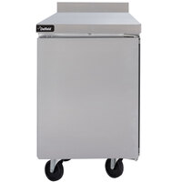 Delfield GUR24BP-S 24 inch Front Breathing ADA Height Worktop Refrigerator with 3 inch Casters