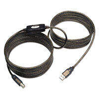 Tripp Lite U042025 25' Black USB 2.0 Active Repeater Cable
