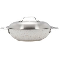 Bon Chef 60006DESERT Cucina 3.5 Qt. Desert Stainless Steel Induction Brazier Pan with Lid