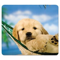 Fellowes 5913901 Puppy in Hammock Nonskid Base Recycled Mouse Pad
