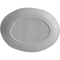 American Metalcraft CPL12SH Crave 12 inch x 9 inch Shadow Oval Melamine Serving Platter