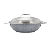Bon Chef 60011STARLIGHT Cucina 2 Qt. Starlight Stainless Steel Induction Brazier Pan with Lid