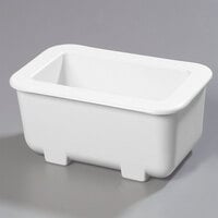 Carlisle CM104502 Coldmaster 1/3 Size White Cold Food Pan Holder - 6" Deep