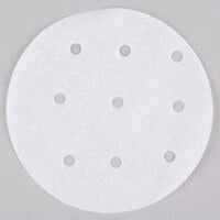 Choice 4" Perforated Round Steamer Paper - 500/Box