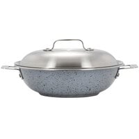 Bon Chef 60015STARLIGHT Cucina 12 inch Starlight Stainless Steel Stir Fry Pan with Lid
