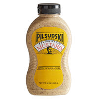 Pilsudski 12 oz. Polish Style Horseradish Mustard Squeeze Bottle - 12/Case
