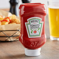 Heinz 20 oz. Upside Down Bottle Ketchup   - 30/Case