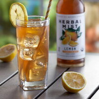 Herbal Mist 16.9 fl. oz. Organic Sweetened Lemon Iced Tea with Yerba Mate - 12/Case