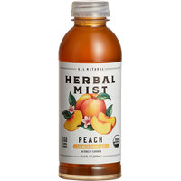 Herbal Mist 16.9 fl. oz. Sweetened Peach Iced Tea with Yerba Mate - 12/Case