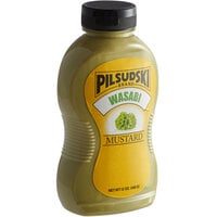 Pilsudski 12 oz. Wasabi Mustard Squeeze Bottle - 12/Case