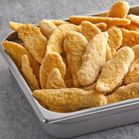 Tyson Red Label 10 lb. Golden Crispy Chicken Breast Tender Fritters