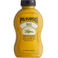 Pilsudski 12 oz. Dill Garlic Mustard Squeeze Bottle - 12/Case