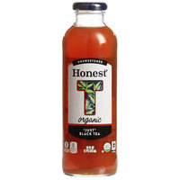 Honest Tea 16 fl. oz. Organic Unsweetened "Just" Black Iced Tea - 12/Case