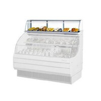 Turbo Air TOMD-75-L 75" Top Dry Display Case - White