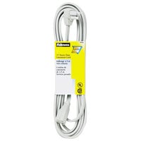 Fellowes 99596 15' Gray Heavy-Duty Indoor Extension Cord with 3-Prong Plug