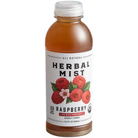 Herbal Mist 16.9 fl. oz. All-Natural Organic Raspberry Iced Tea with Yerba Mate - 12/Case