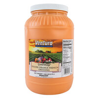Ventura Gourmay 1 Gallon Deluxe Orange French Dressing - 4/Case