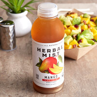 Herbal Mist 16.9 fl. oz. All-Natural Organic Mango Iced Tea with Yerba Mate - 12/Case