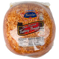 Kunzler 8.5 lb. Oven Roasted Deli Turkey Breast - 2/Case