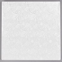 Enjay 1/2-10SW12 10 inch Fold-Under 1/2 inch Thick White Square Cake Drum - 12/Case