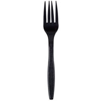 Visions Black Heavy Weight Plastic Fork