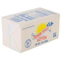 1 Lb. Unsalted Grade AA Butter Solid - 36/Case
