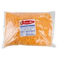 5 lb. Shredded Cheddar Cheese - 4/Case