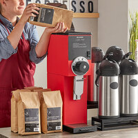 Bunn 22102.0001 2 HD 2 lb. Red Bulk Coffee Grinder