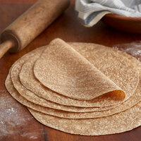 Mission 12 inch Whole Wheat Pressed Tortillas- 72/Case - 72/Case