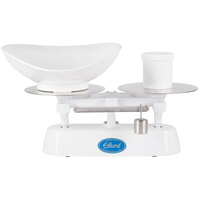 Edlund BDSS-16 16 lb. Baker's Dough Scale with Stainless Steel Platters, Beam, and Poise