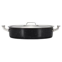 Bon Chef 60030GALAXY Cucina 6 Qt. Galaxy Stainless Steel Induction Brazier Pot with Lid