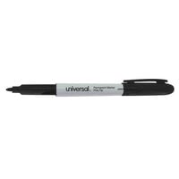 Universal UNV07074 Black Bullet / Fine Pen-Style Permanent Marker   - 60/Pack