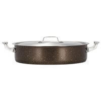 Bon Chef 60030COFFEE Cucina 6 Qt. Coffee Stainless Steel Induction Brazier Pot with Lid